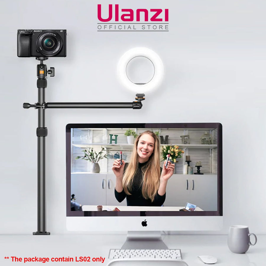 Ulanzi VIJIM LS02 Overhead Desk Mount Stand for Camera, Phone & Ring Light