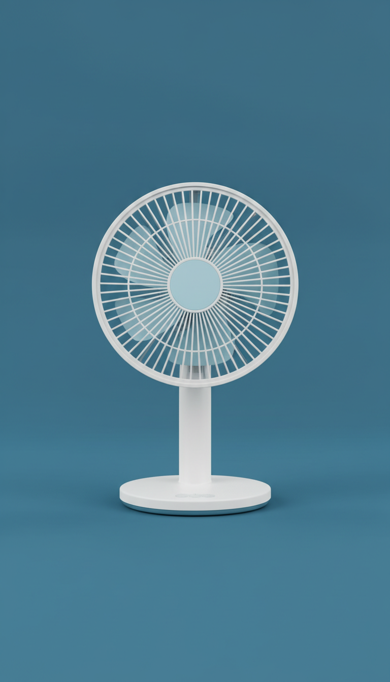 Rechargeable Desk Fan with Adjustable Tilt