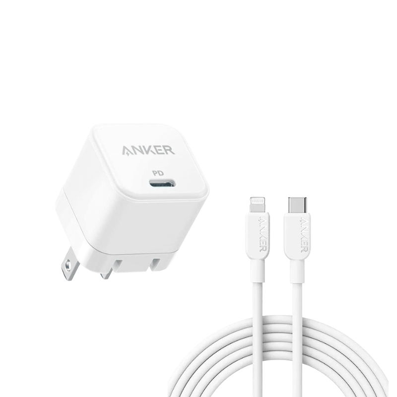 Anker PowerPort 20W with Lightning Cable