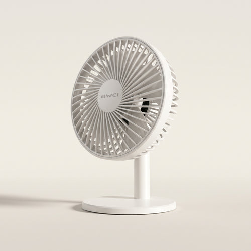 Awei F21 Mini Rechargeable Fan (2000mAh) - White