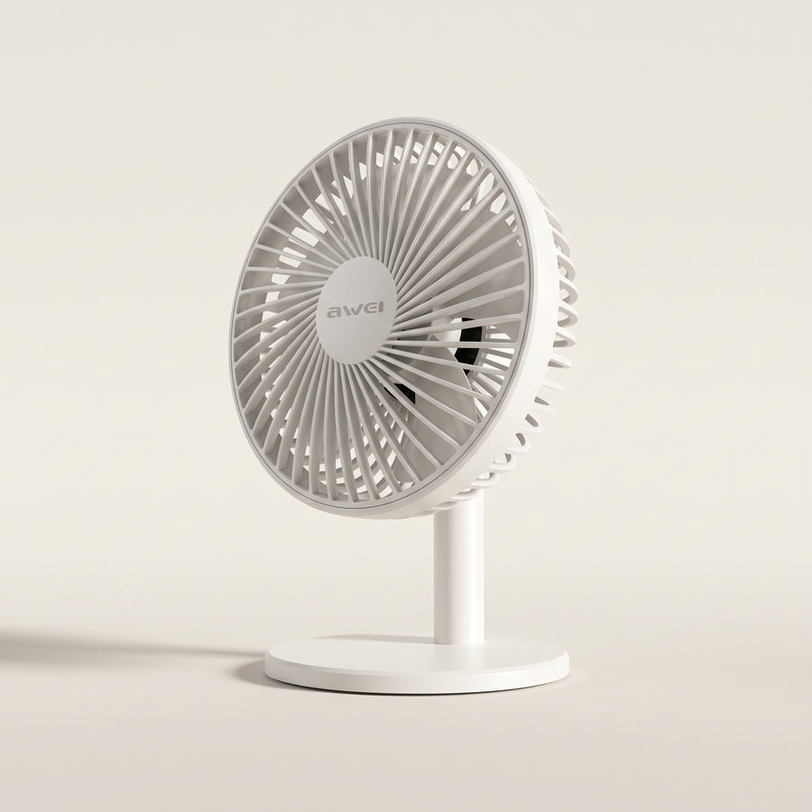 Awei F21 Mini Rechargeable Fan (2000mAh) - White
