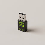 GearUP 600Mbps Dual Band WiFi + Bluetooth Adapter for PC/Laptop (Driver Free, 2.4GHz + 5GHz)