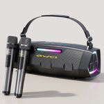 Awei KT28 Portable Karaoke Bluetooth Speaker – 30W with Dual Wireless Mics