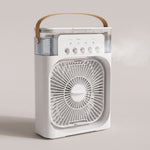 GearUP Mini Air Cooler Fan with Mist Flow - White