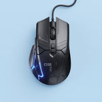 Inphic PG9 AI Design Wired Gaming Mouse - Black