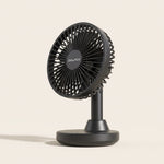 Awei F29 Mini Desktop Oscillating Rechargeable Fan - Black