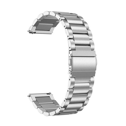 20mm Metal Strap For Smartwatch - Silver Color