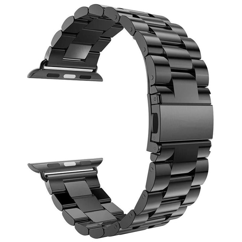 45mm Metal Strap For Smartwatch - Black Color