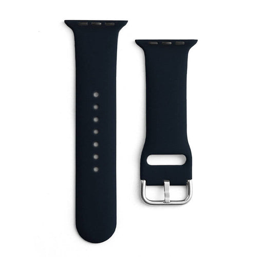42mm-45mm Silicone Strap For smartwatch - Black Color