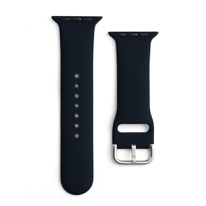 42mm-45mm Silicone Strap For smartwatch - Black Color