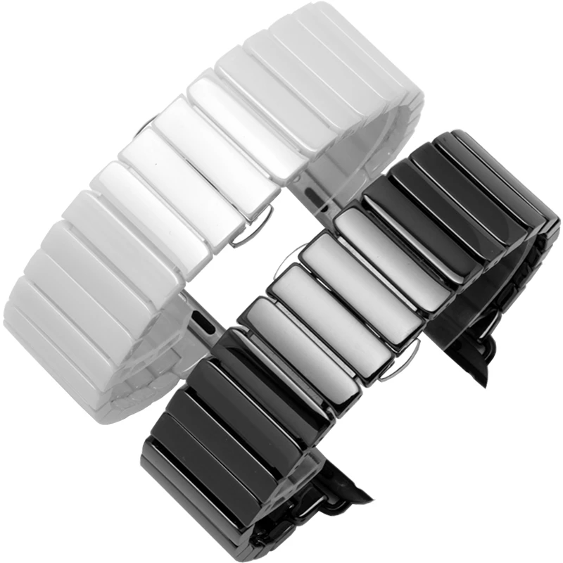 49mm Ceramic strap for smartwatch - Black