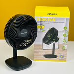 Awei F23 Portable USB Rechargeable Desk Fan (4000mAh) - Black