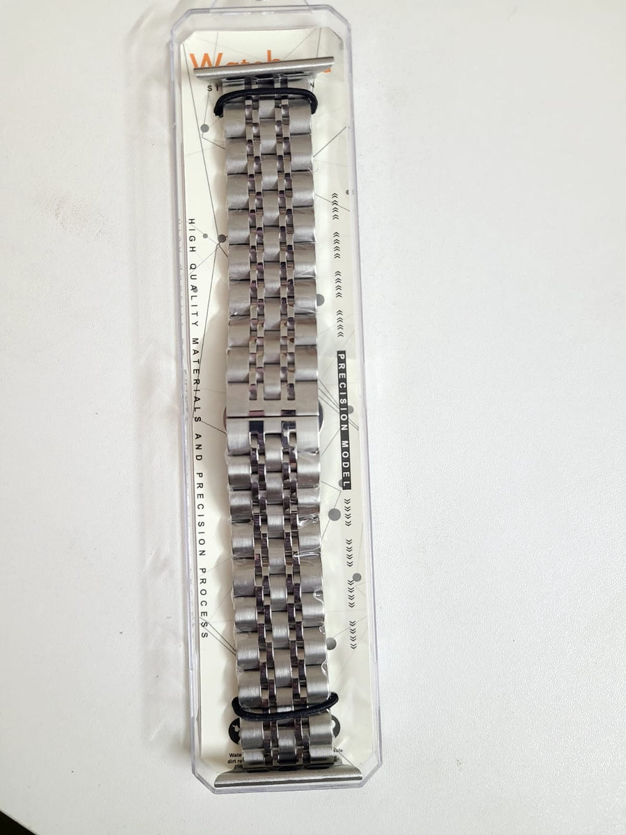 42/44/49mm SS Beny Metal Strap For Smartwatch - Silver Color