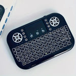 GearUP MK20 2.4GHz + Bluetooth RGB Backlit Rechargeable Mini Keyboard with Touchpad