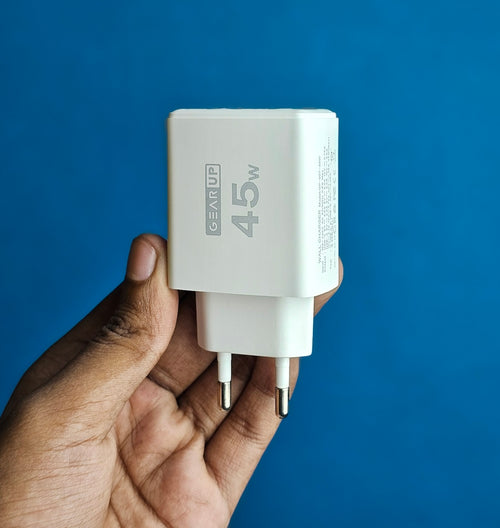 GearUP GP007 45W Fast Charging PD 3.0 + QC 3.0 USB Wall Charger