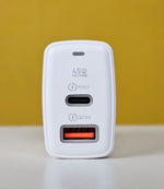 GearUP GP007 45W Fast Charging PD 3.0 + QC 3.0 USB Wall Charger