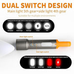GearUP K57 Multifunctional Rechargeable Zoomable LED Flashlight