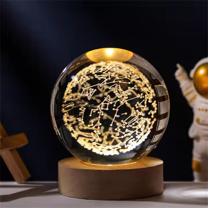 3D Crystal Ball - Constellation (1 Color Base)