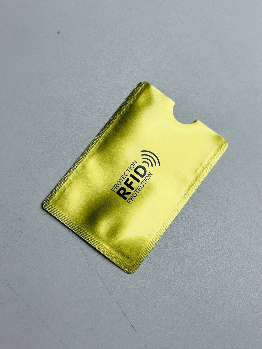 Anti-RFID Card Holder Golden