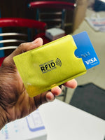 Anti-RFID Card Holder Golden