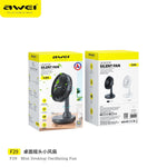 Awei F29 Rechargeable Desk Fan Black