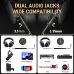 MAONO MH700 Monitoring Headphones - Brown
