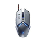 Inphic W2 II Silent Wired Gaming Mouse Silver