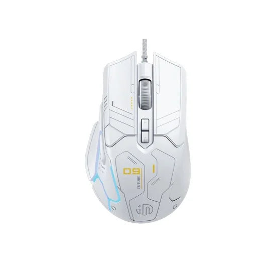 Inphic PG9 Wired Gaming Mouse White