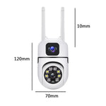 V380 Dual Lens PTZ 2+2MP WiFi Smart Camera E27B