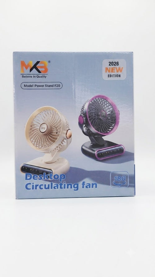 MKB Power Stand F20 Desktop Circulating Fan